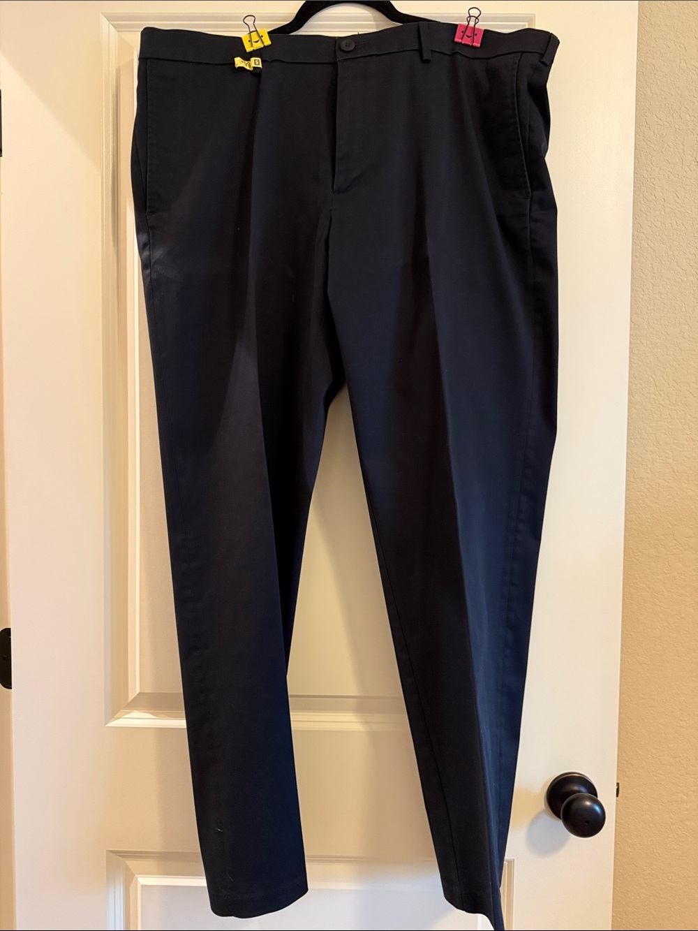 Haggar Men's Black Chinos - Classic Straight- 40x32